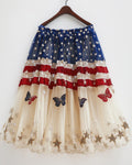 Independence Day themed butterfly skirt b6f0
