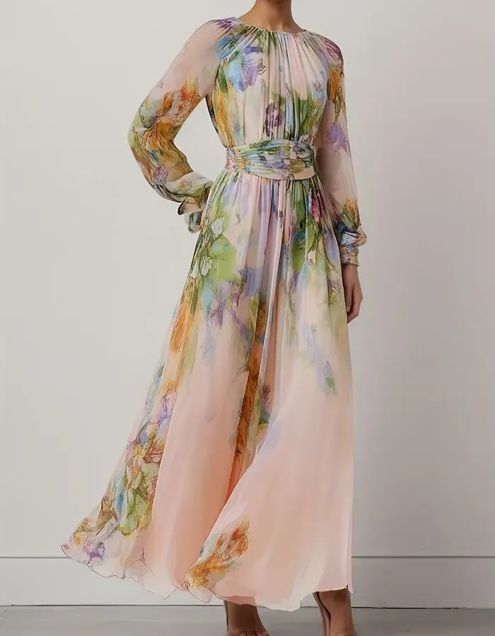 Floral Print Maxi Dress