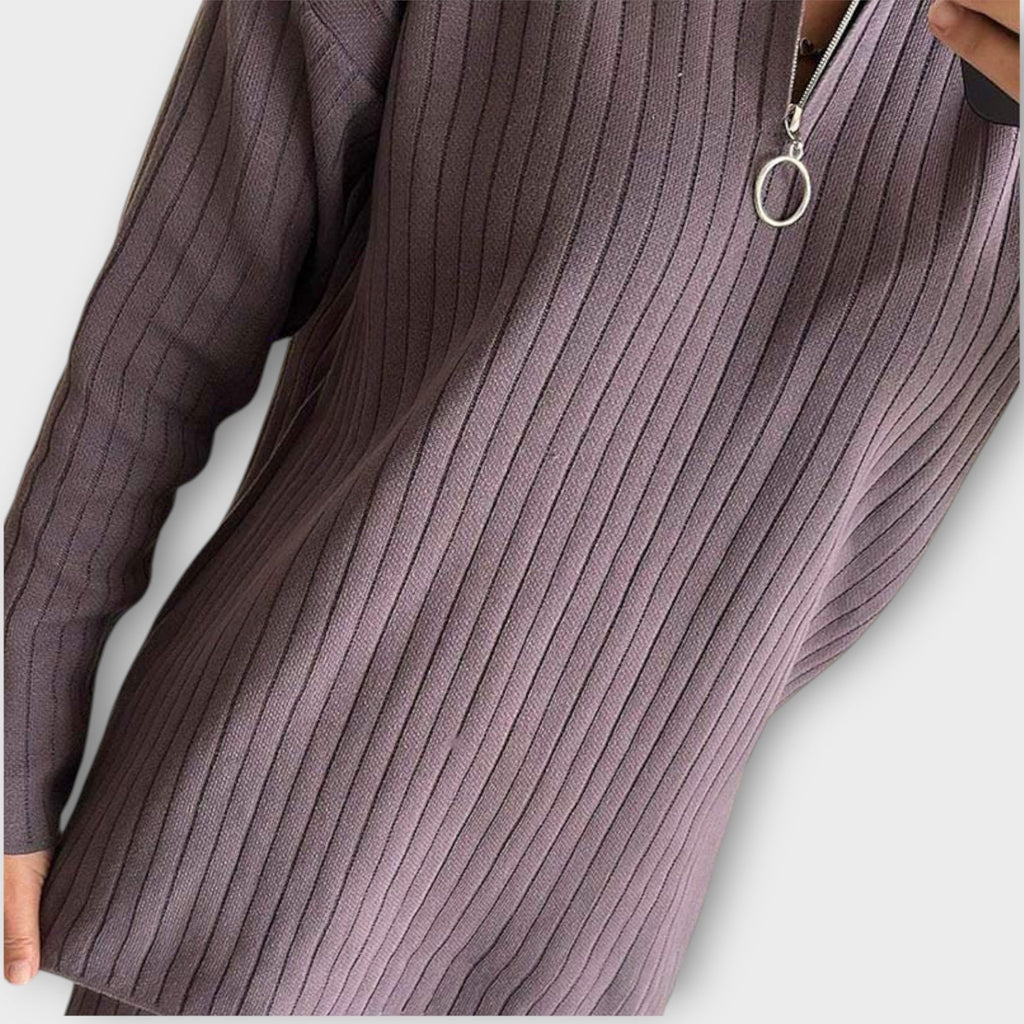 Ribbed Lounge Knit Set