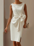 Women's Elegant Halter Neck Pleated Maxi Dress - Voluminous Sleeveless Swing Sun Dress - Chic Flowy Evening Party Dress