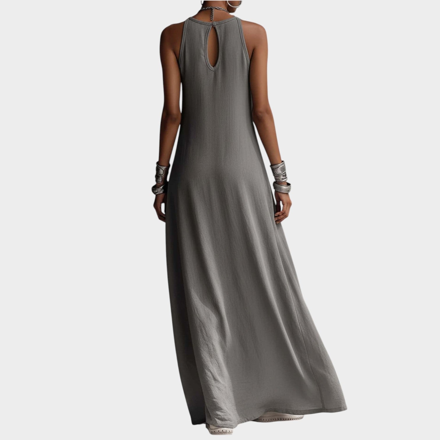 Sleeveless Wide-Leg Relaxed Jumpsuit
