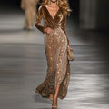 Gorgeous V-Neck Long Sleeve Maxi Dress