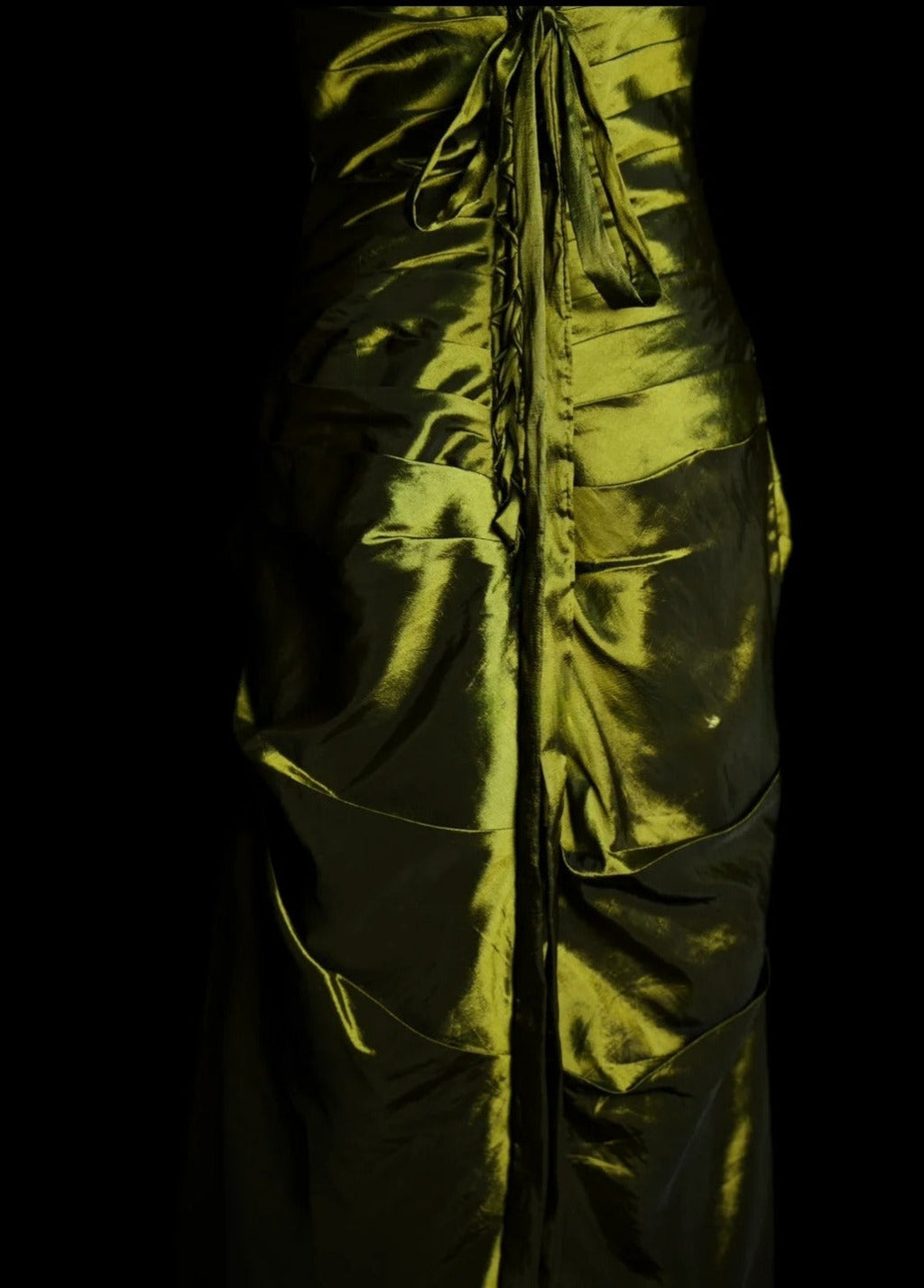 Chic Olive Green Long Prom Dresses Satin Sweetheart Sheath Evening Dress Sleeveless Birthday Dress