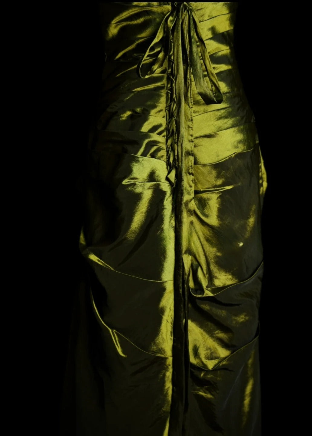 Chic Olive Green Long Prom Dresses Satin Sweetheart Sheath Evening Dress Sleeveless Birthday Dress