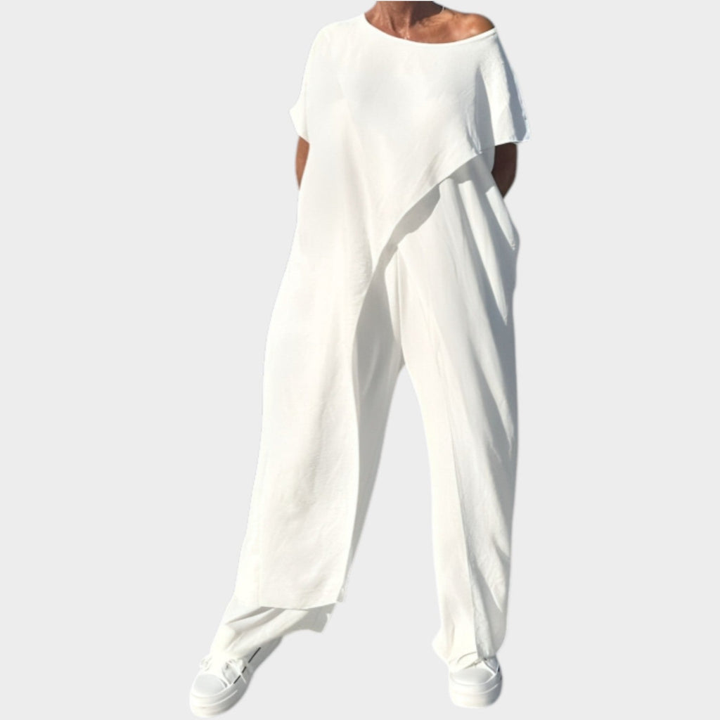 Effortless Wide-Leg Two-Piece Set