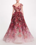 Women's Solid Color Embroidered Mesh Dress