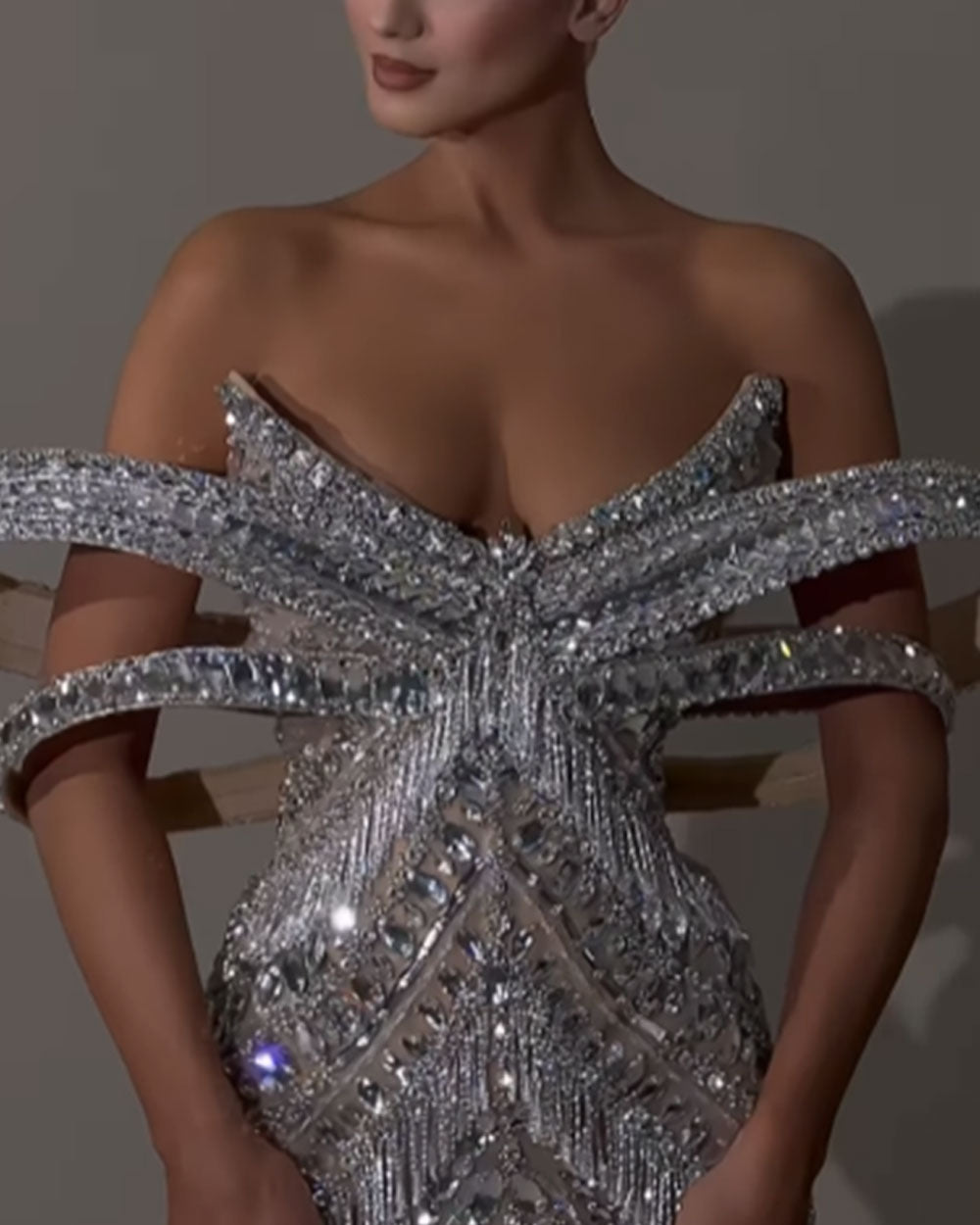 Sexy 3D Sequin Tassel Mini Dress