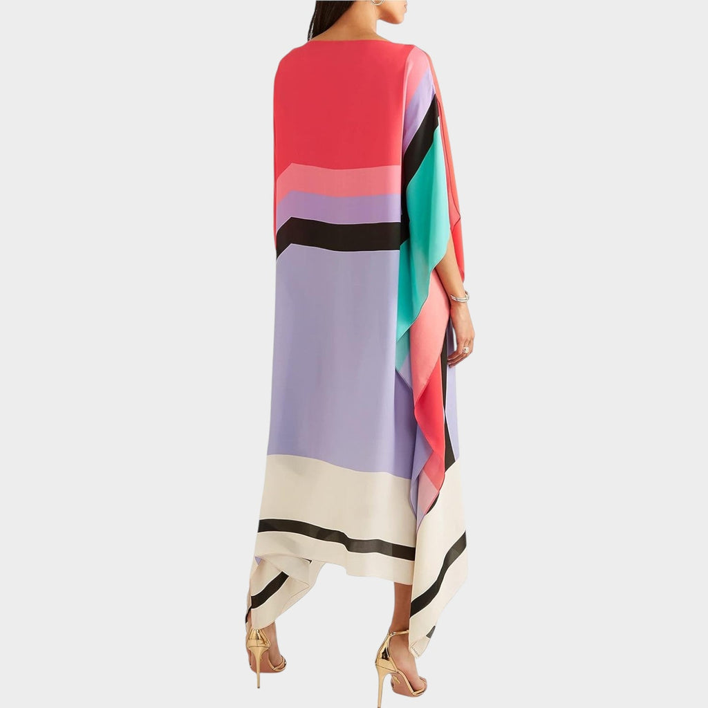 Effortless Flow Asymmetrical Midi Dress