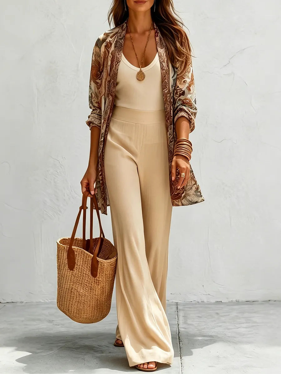 Paisley Breeze Resort Kimono Set