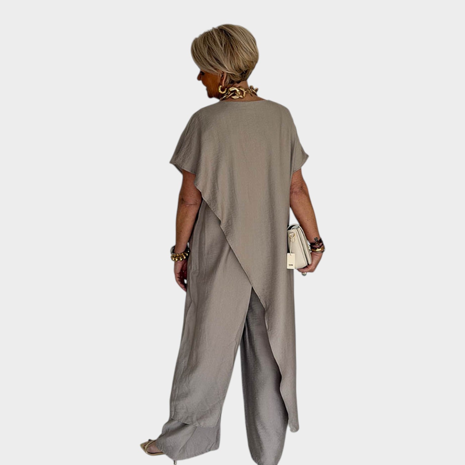 Relaxed Wide-Leg Matching Set