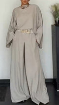 Women's Round-Neck Premium Loose-Fit Casual Set