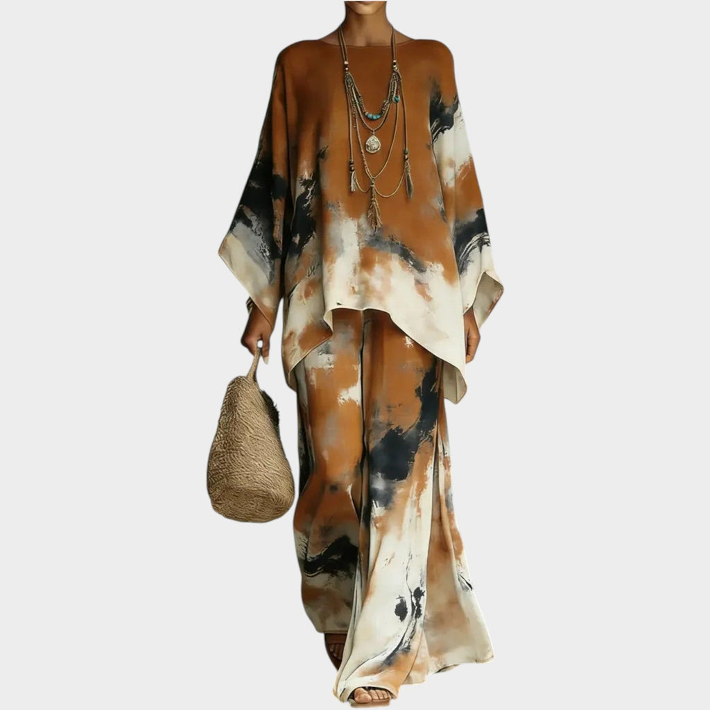 Abstract Print Two-Piece Set