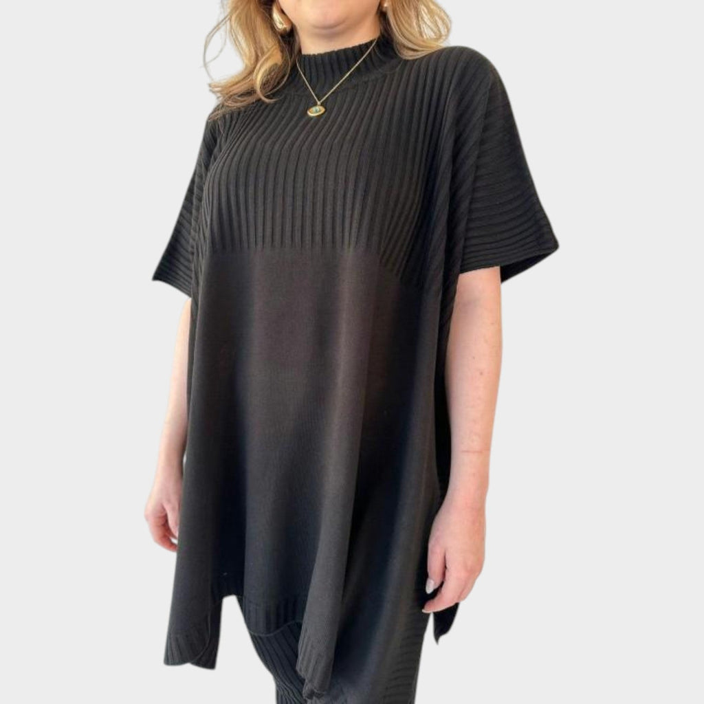 Ribbed Lounge Tunic Set