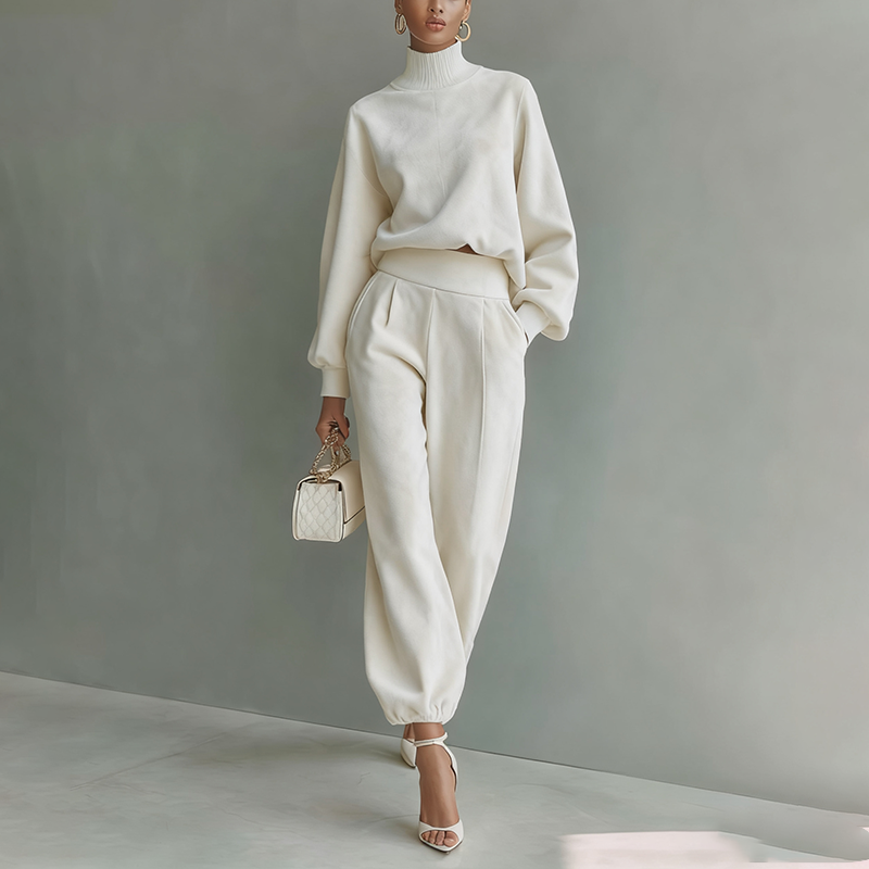 Women's Autumn And Winter Sports Casual Warm Velvet Suit
