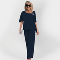 Elegant Double Set of Top and Trousers