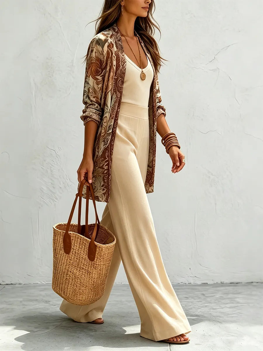 Paisley Breeze Resort Kimono Set