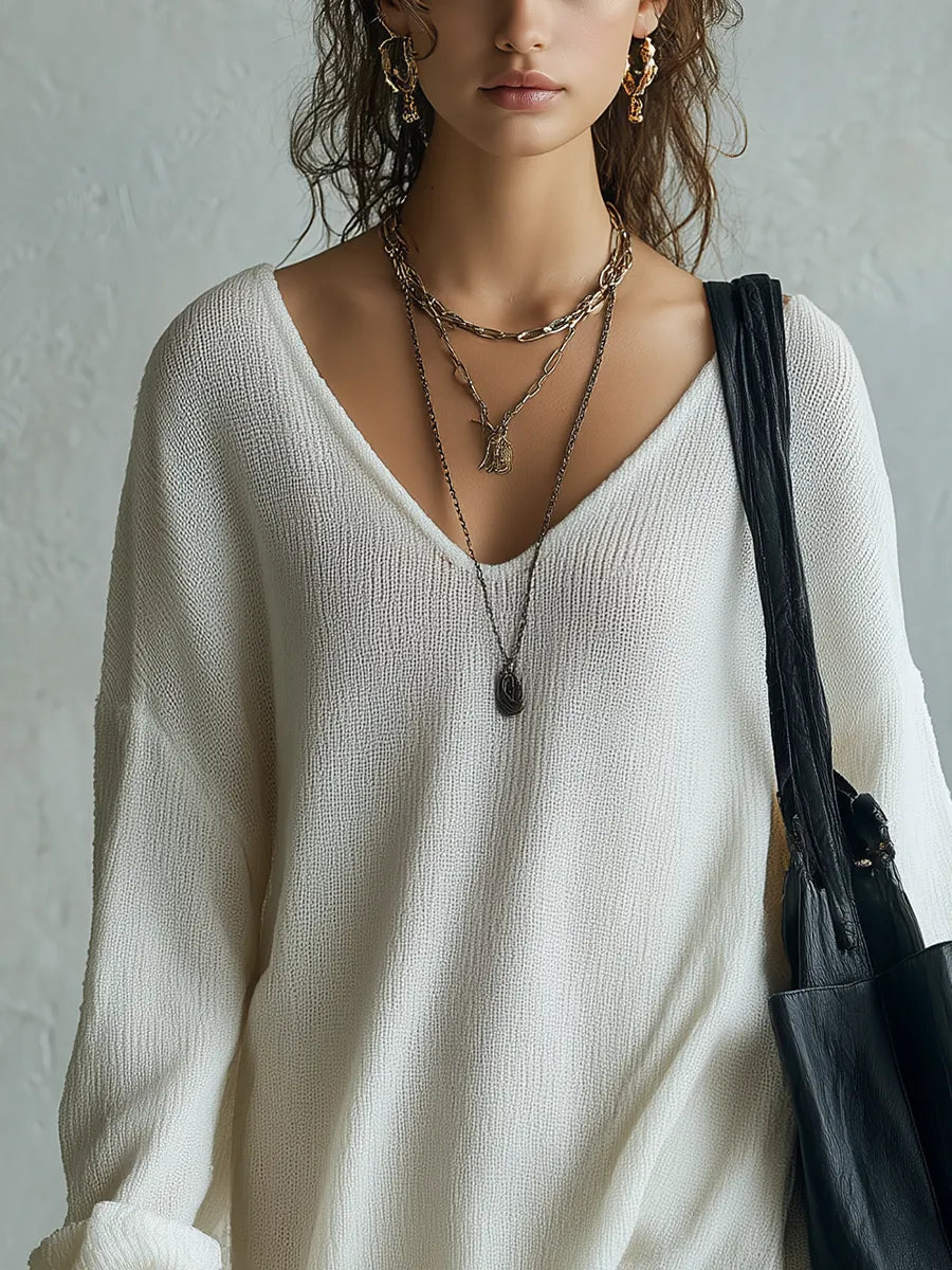 Easily Create A Stylish Ivory Lace Sweater