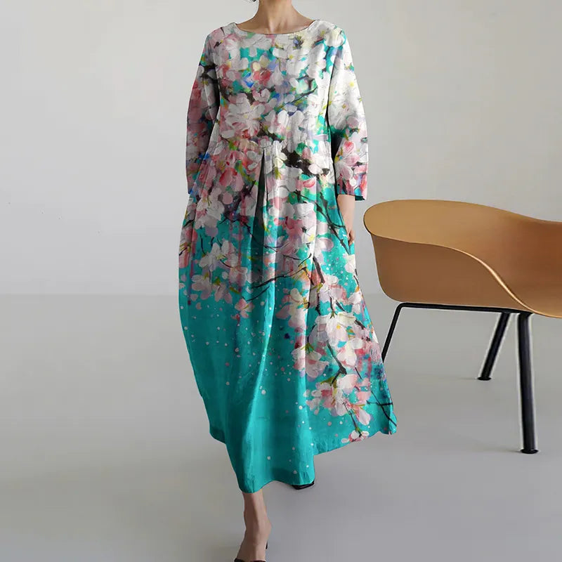 Summer Gorgeous Floral Print Women'S Dress
