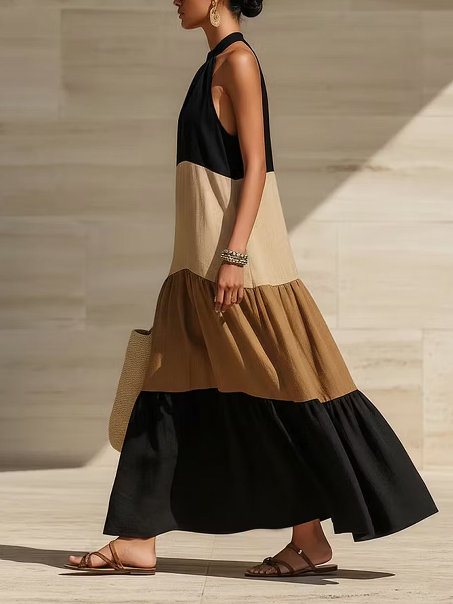 Women's Color-block Dress