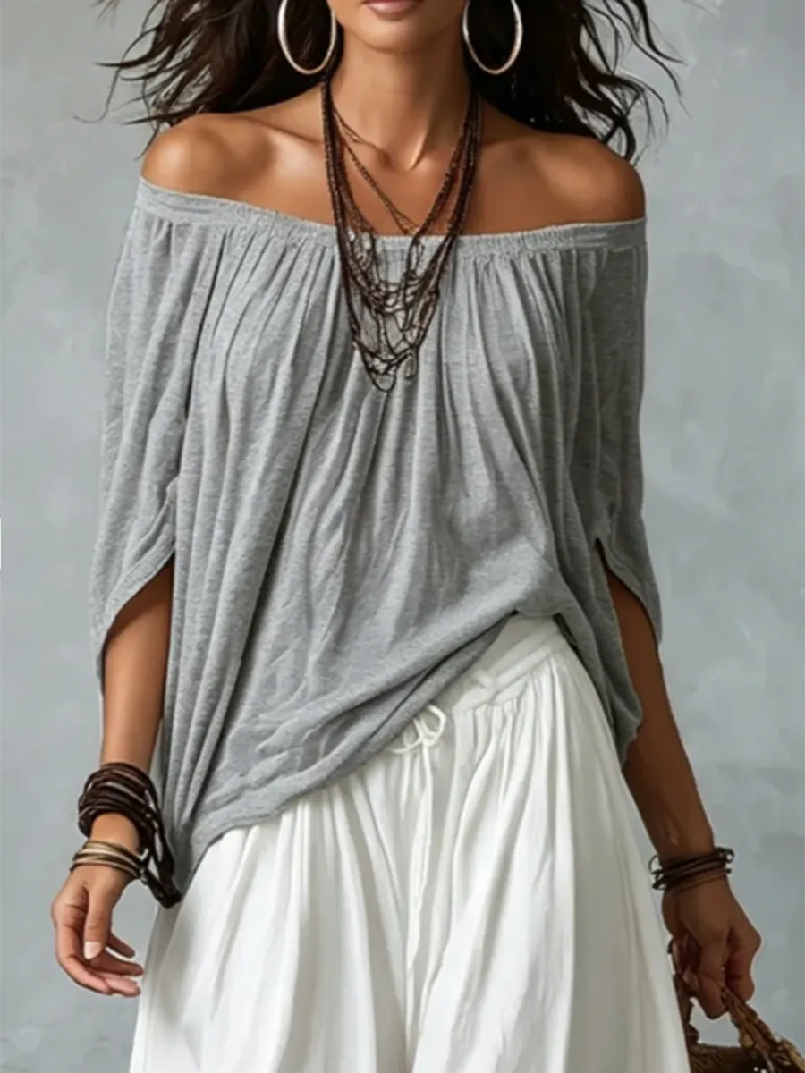 Casual & Stylish "buttery-soft" Cotton Two-piece Set