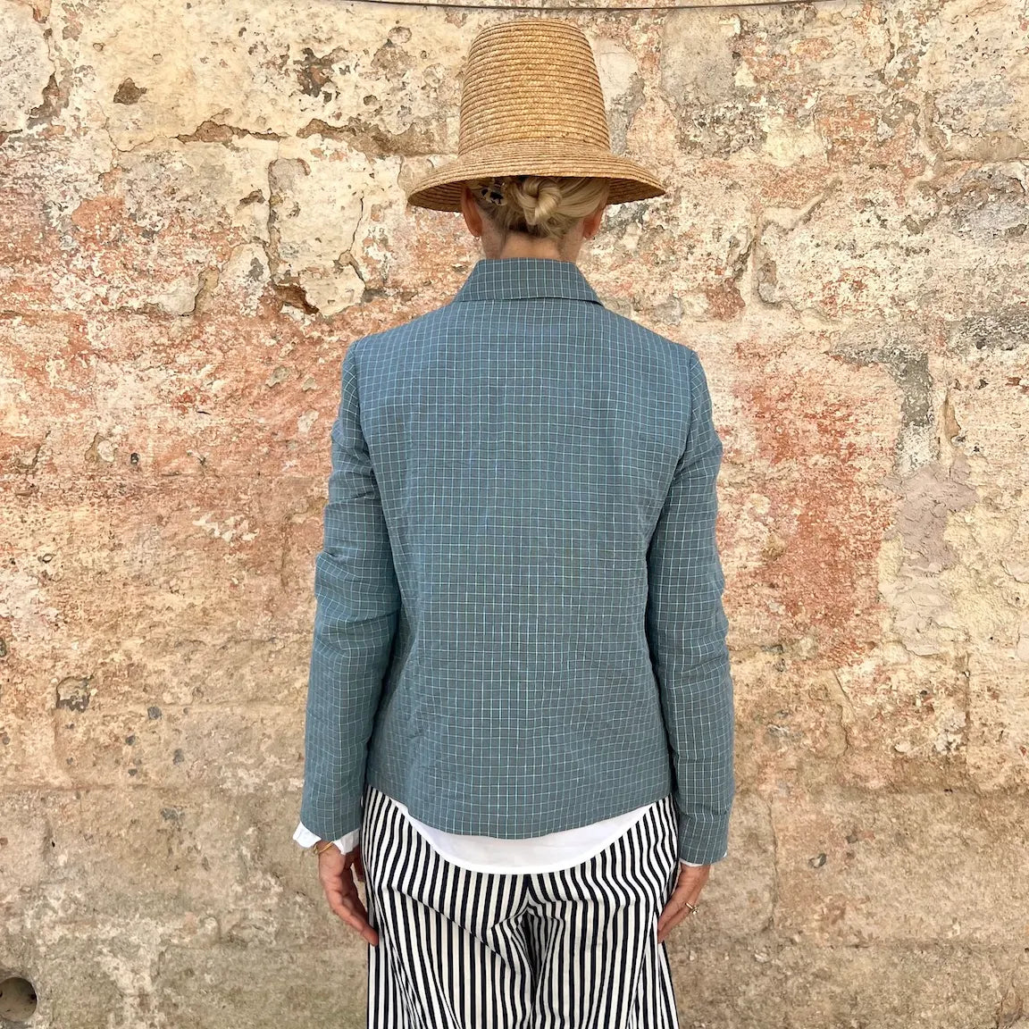 ApuntoB Jacket 1846 – Italian Linen Cotton Cropped Boxy Jacket