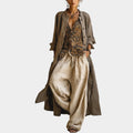 Layered Boho Linen Outfit Set