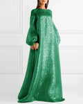 Puff Sleeve Stitching Design Shoulder Lace Dress