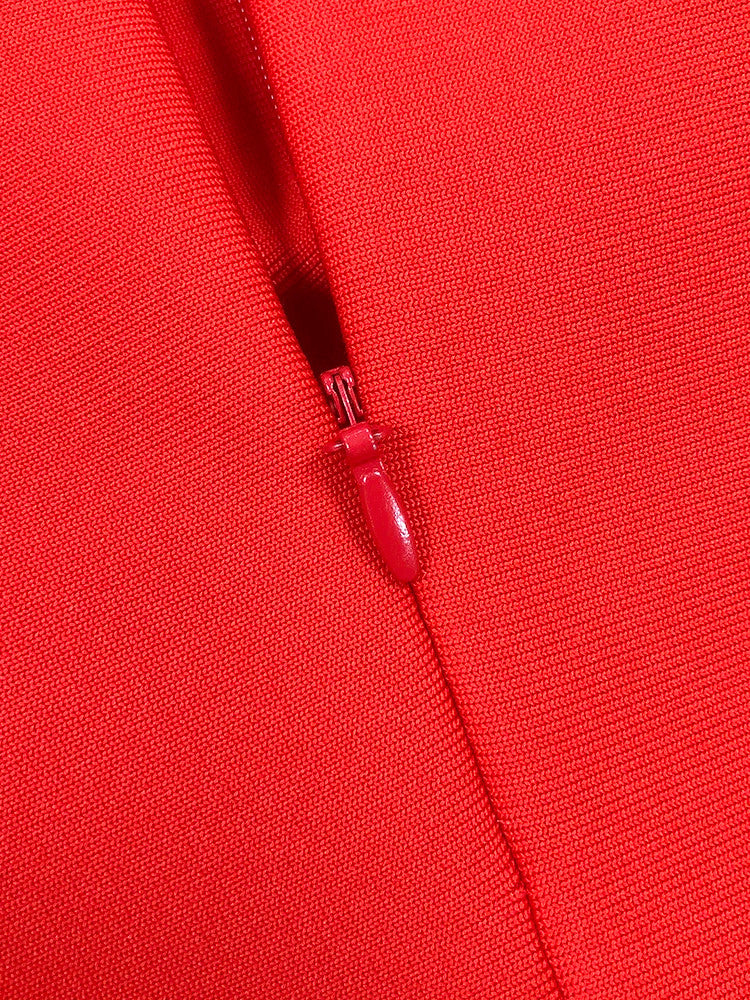 Crystal Maxi Dress Red