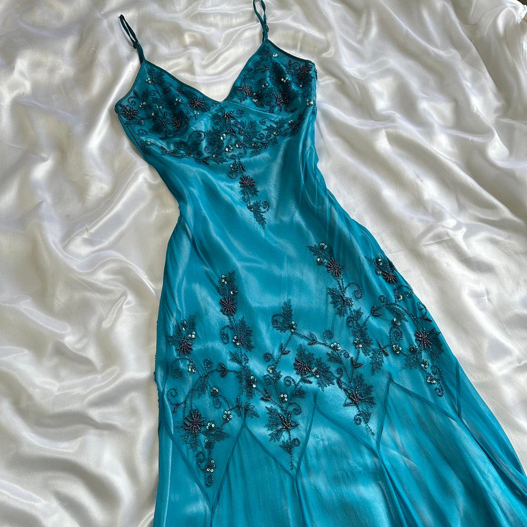 Adrianna Papell Women's Blue and Brown Dress