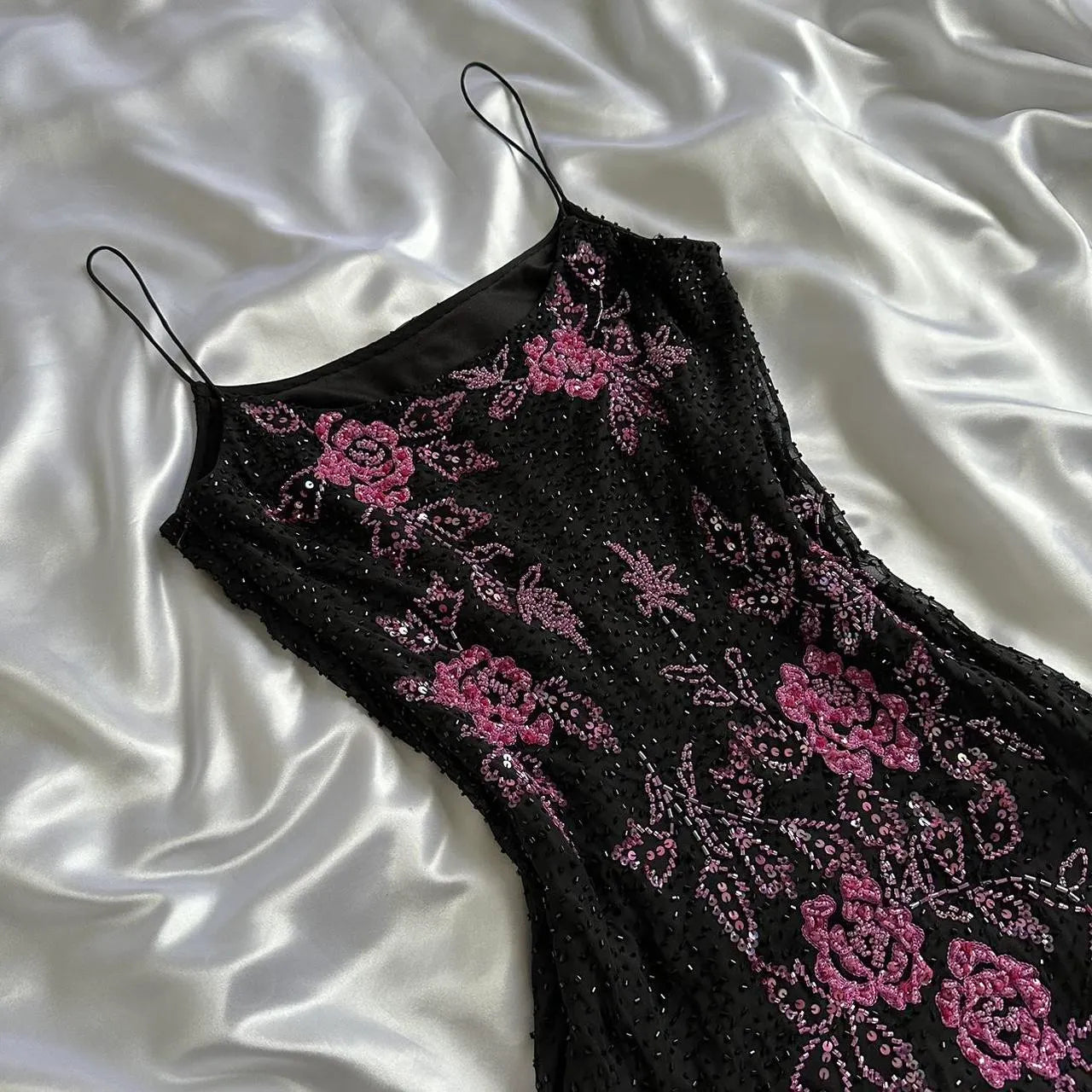Women's Black and Pink Dress