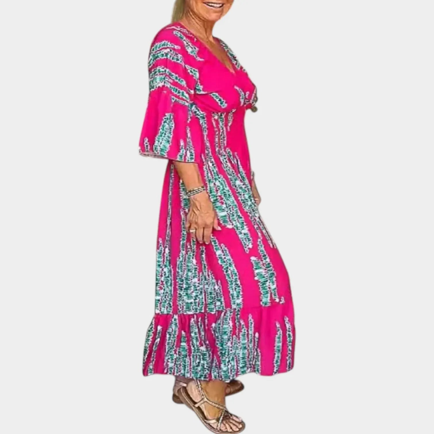 Boho-Chic Maxi Dress