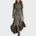 Elegant Layered Maxi Skirt Set